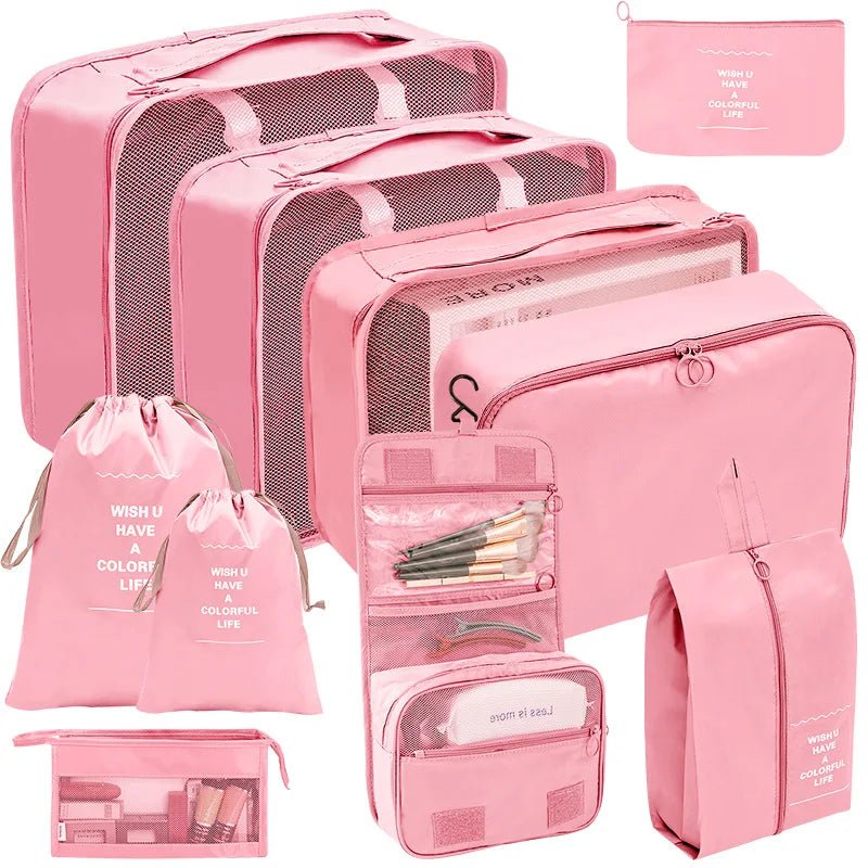 Travel Organizer Packing Cubes - 7/10 Pcs Set - Gift Ideas 4 You