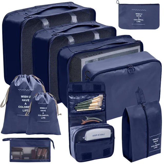 Travel Organizer Packing Cubes - 7/10 Pcs Set - Gift Ideas 4 You