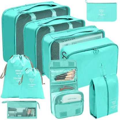 Travel Organizer Packing Cubes - 7/10 Pcs Set - Gift Ideas 4 You