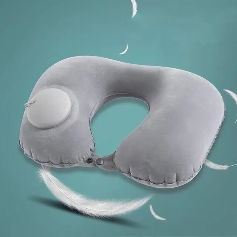 U-Shaped Inflatable Travel Pillow - Gift Ideas 4 You