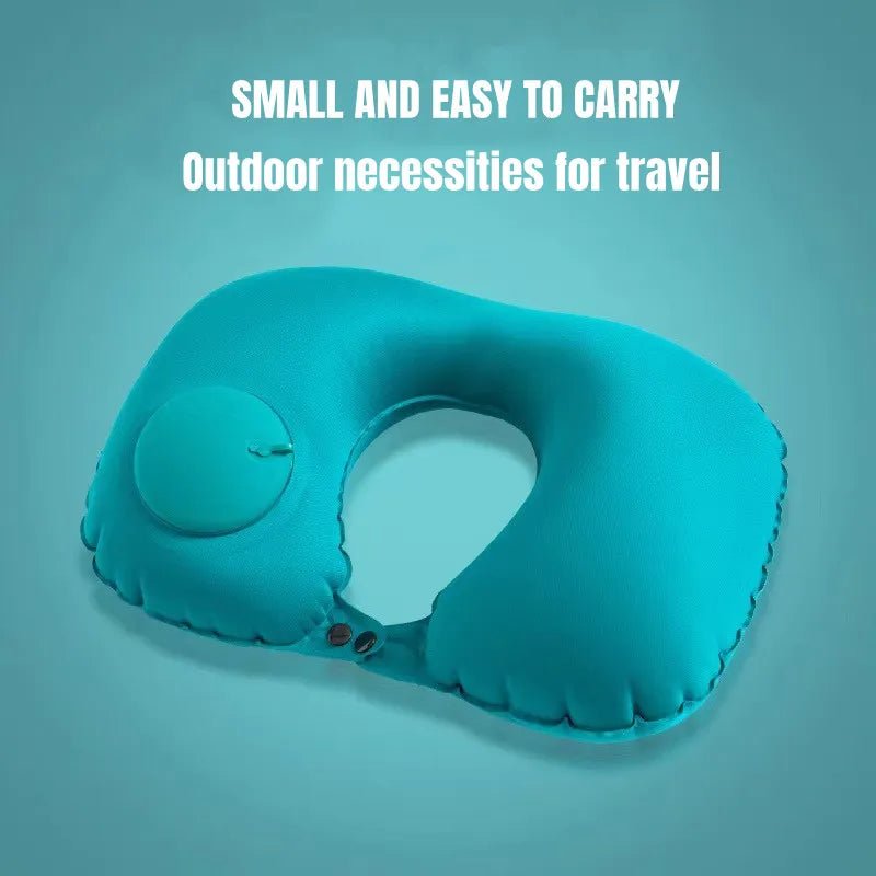 U-Shaped Inflatable Travel Pillow - Gift Ideas 4 You