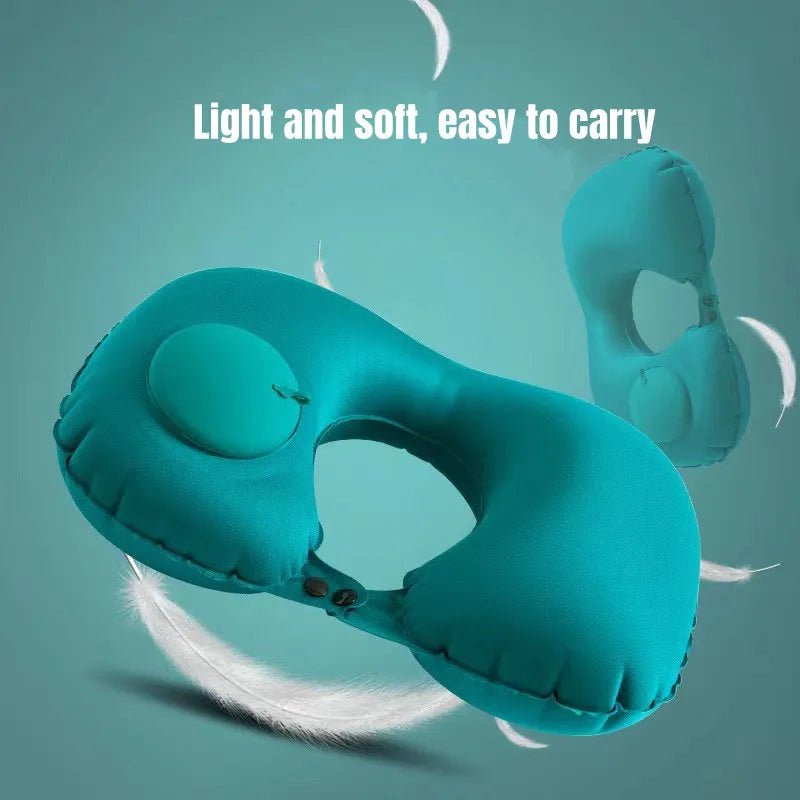 U-Shaped Inflatable Travel Pillow - Gift Ideas 4 You