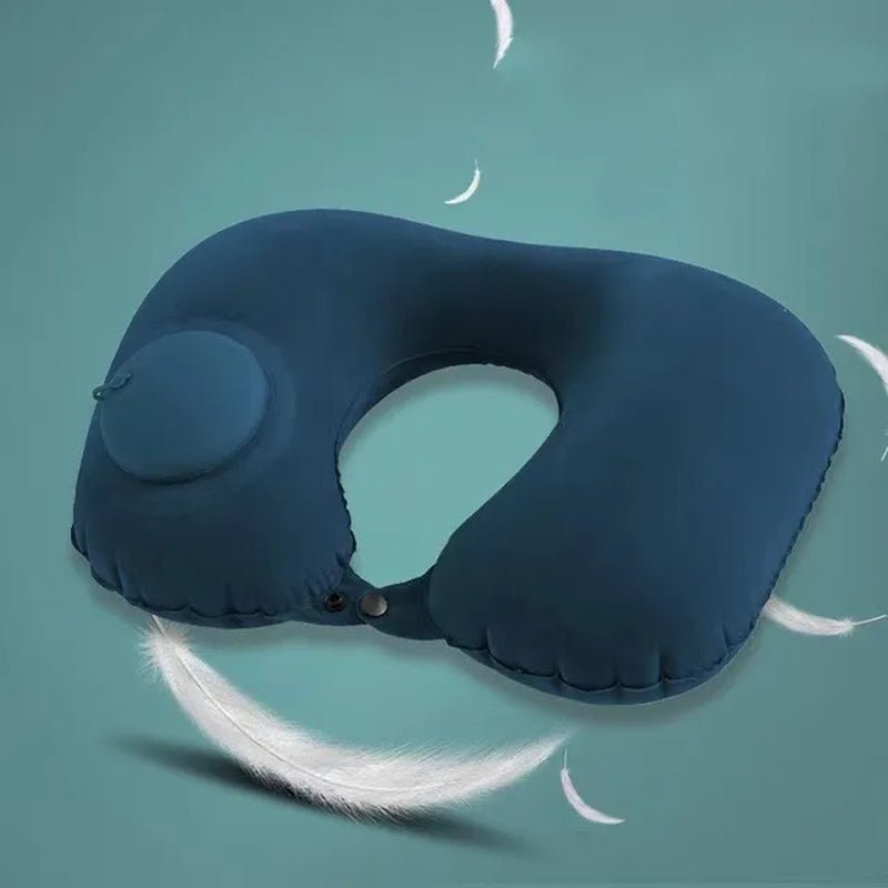 U-Shaped Inflatable Travel Pillow - Gift Ideas 4 You