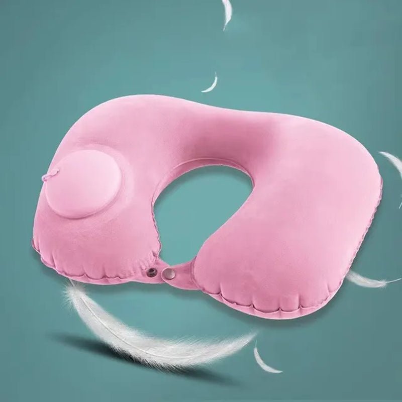 U-Shaped Inflatable Travel Pillow - Gift Ideas 4 You